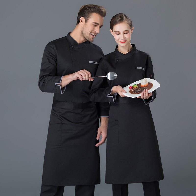 Hotel Chef Working Clothes, Male Long Sleeved, Autumn And Winter Clothes, Chef