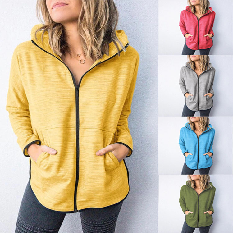 Women’s Autumn And Winter Sports Sweater Jacket