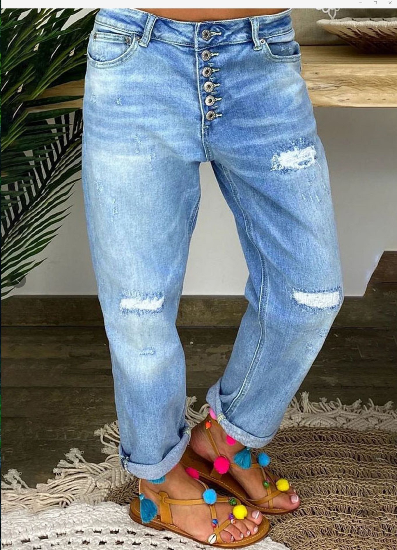 Jeans High-waisted Jeans Summer Jeans Loose Slim Jeans Straight Daddy Pants