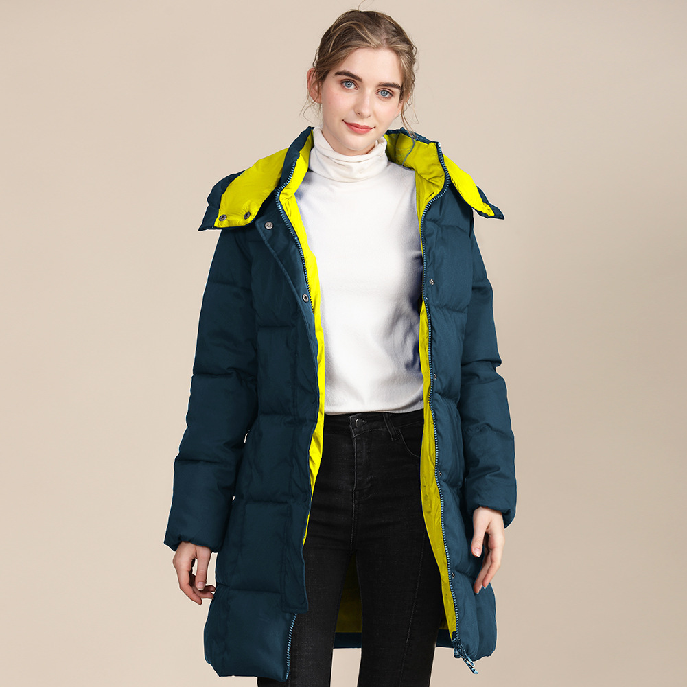 Thickened Contrast Color Cotton Jacket Women’s Jacket