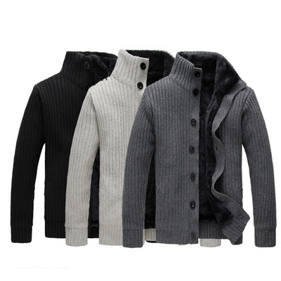 Sweater Men Coats Winter Warm Shirt Thick Jacket